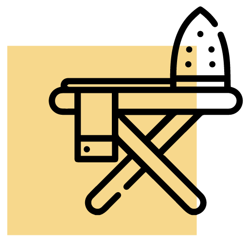  Iron and Ironing Board